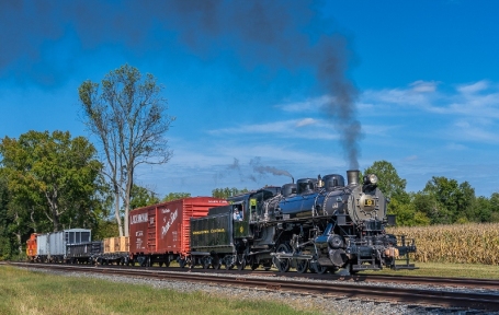 Woodstown Central steam train