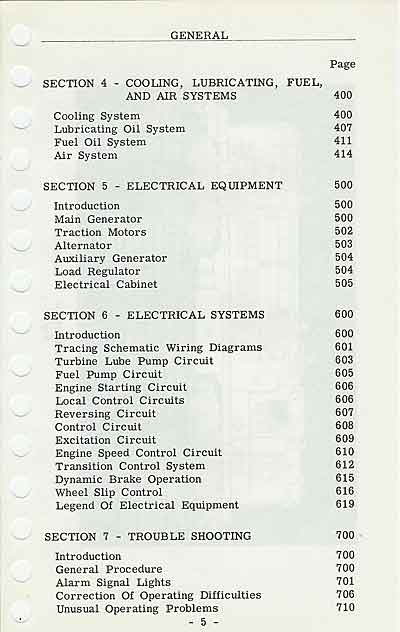 EMD GP20 OP Manual General Page 5