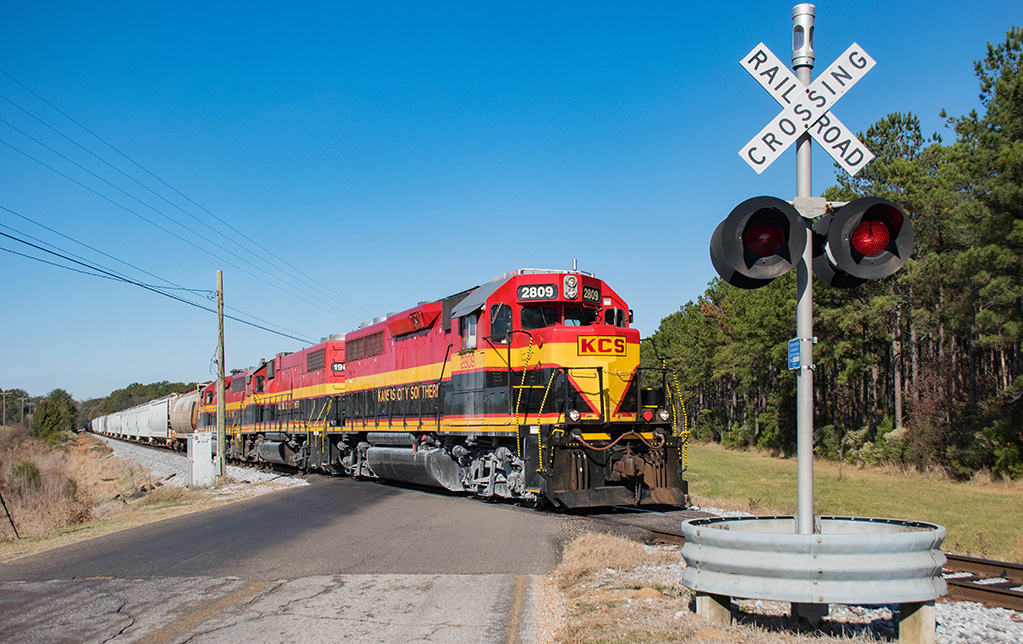 WP GP40 3504 as KCS 2809 BB RF