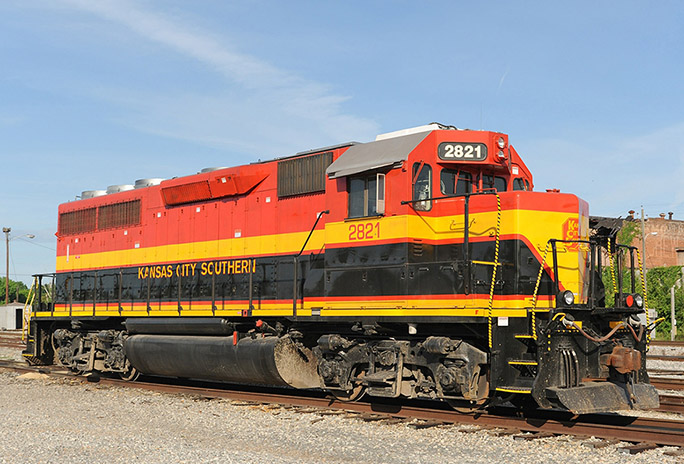 WP GP40 3513 as KCS 2821 BB RS