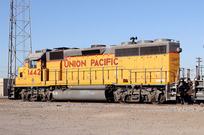 WP GP40 3533 as UP 1442 YG LS