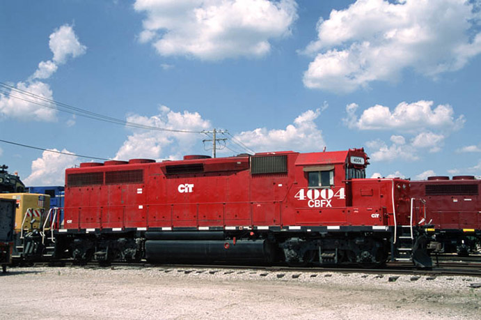 WP GP40 3534 as CBFX 4004 RED RS