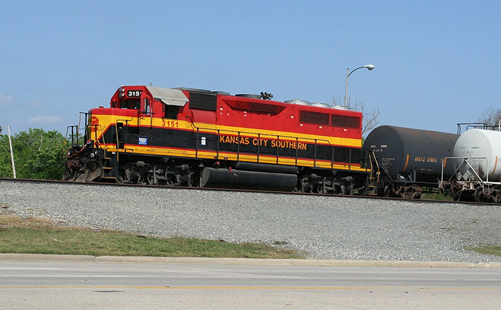 WP GP40 3536 as KCS 3151 BB LS