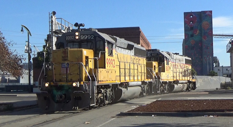 WP GP40-2 3558 as UP 9992 YG RF