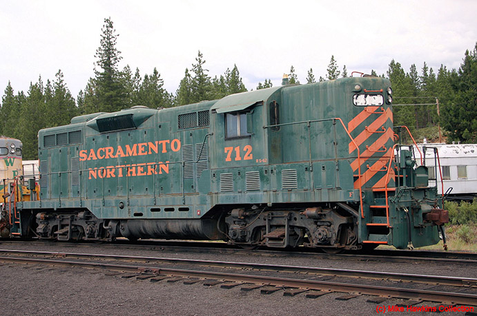 WP GP7 712 as SN 712 GRN RS