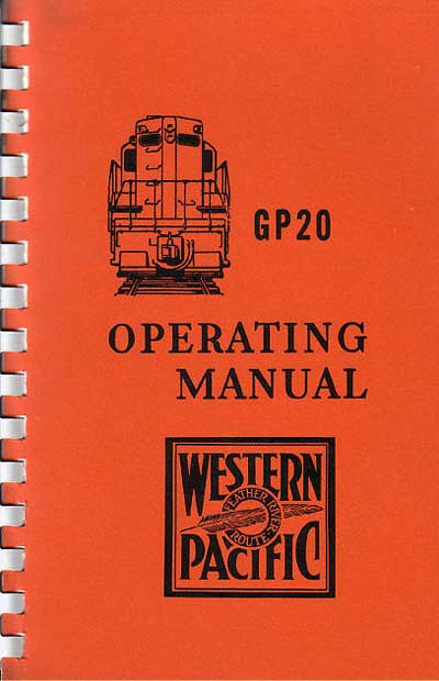 WP EMD GP20 OP Manual Cover