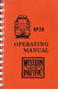 WP EMD GP20 Operating Manual Cover