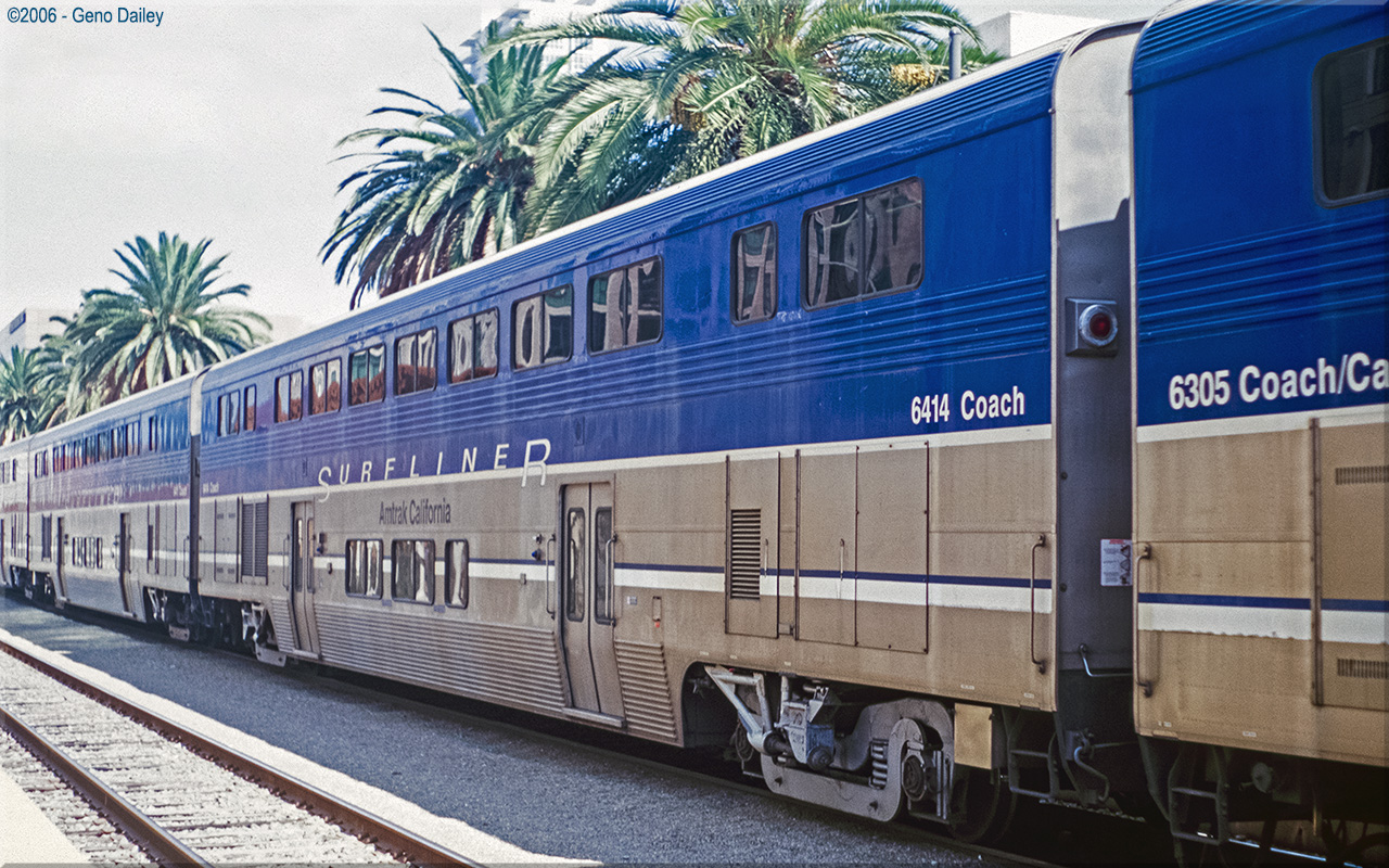 Amtrak California Pacific Surfliner Coach #6414