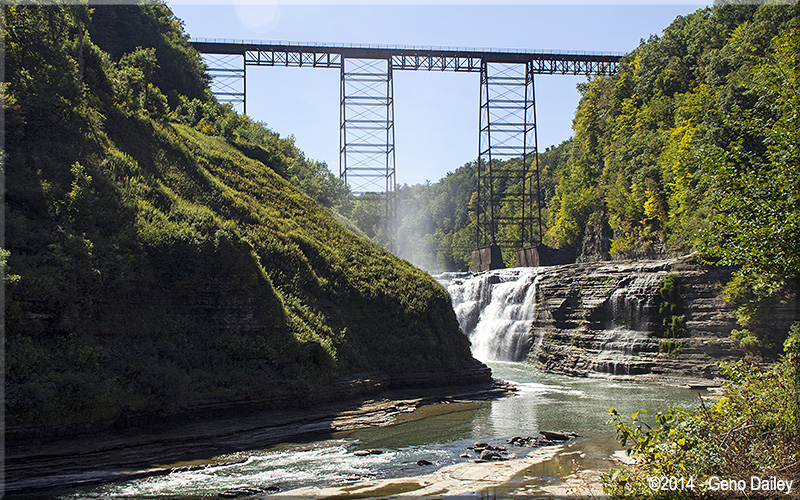 After parking the car, I took a walk along the trail next to the