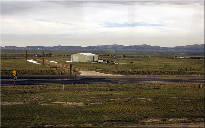 Now we're in Bosler, WY with US 287 and US 30 in the foreground.