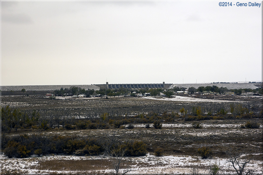 The John Martin Reservoir on the Arkansas River.