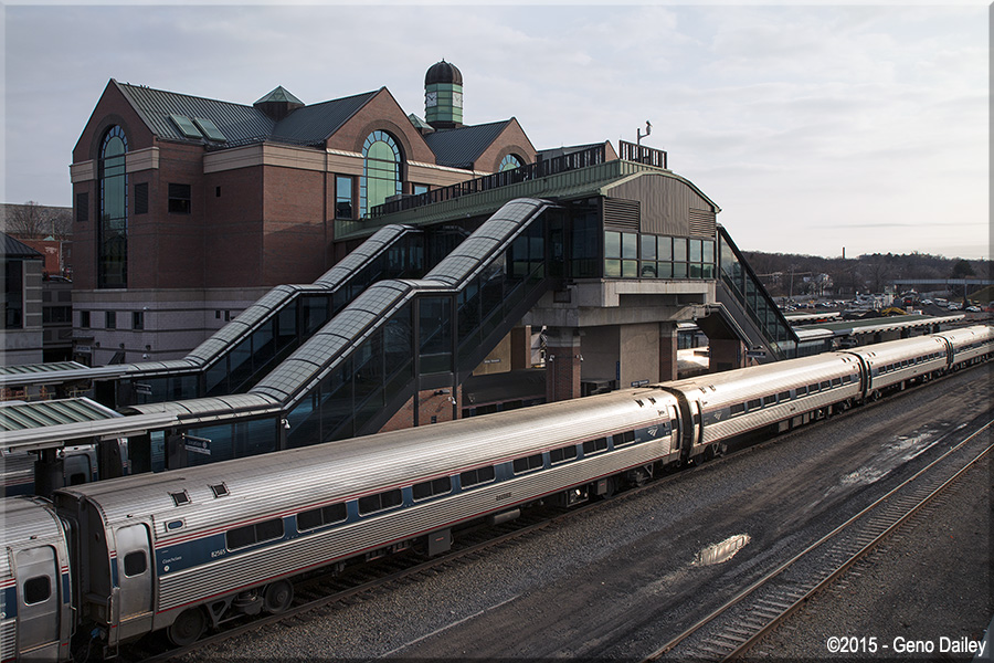 A view of the AlbanyRensselaer Station complete with Empire Service