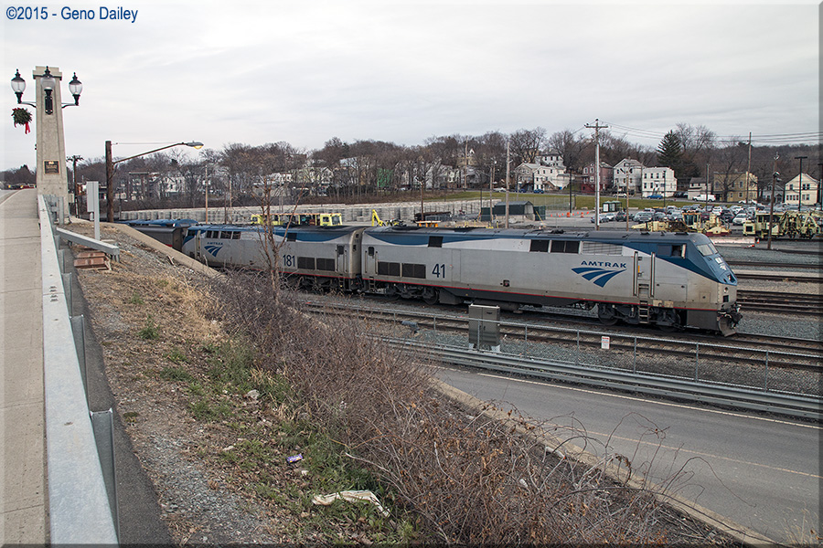 Train 48 The Lake Shore Limited now arrives in Albany with GE P42DC