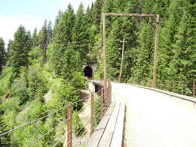 Trestle and tunnel