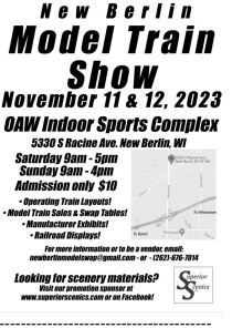 Information on Milwaukee's Fall model railroading event!