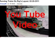 You Tube Video of Running Trains at Ray's