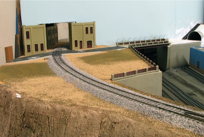 New ground cover and ballast along Fenner from February 2009. The CSL 