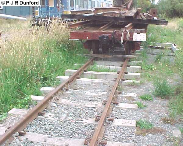 Concrete sleeper track at Moorhouse