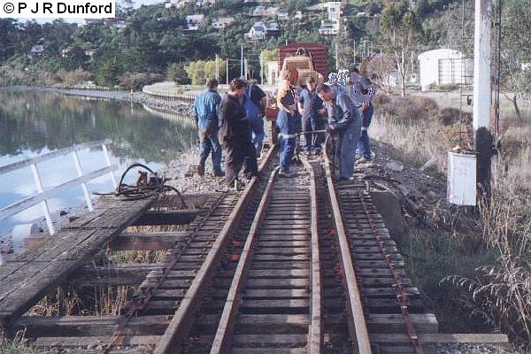 Track repairs at Duncans Bridge