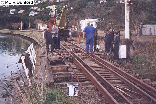 Re-railing at Duncans Bridge