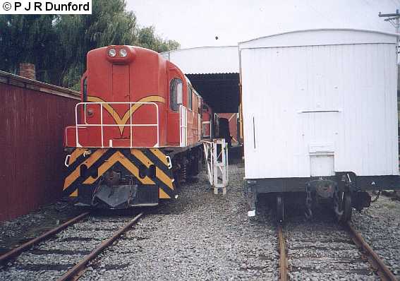Locomotive Shelter siding
