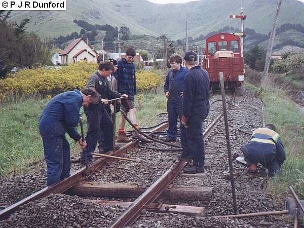 Trackwork near Truscotts