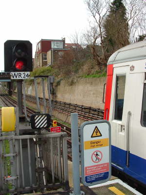 A60 seen in South Ealing 'local' platform