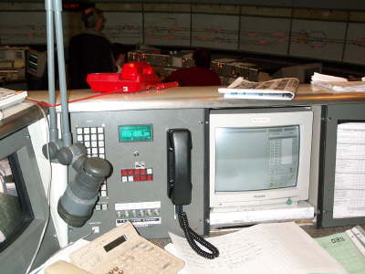 Northern Line Controller's desk