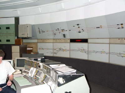 Victoria Line signallers desk