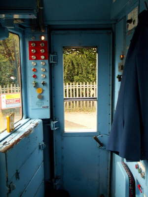 View of the offside of the cab