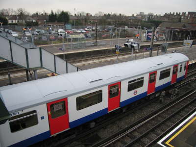 Arriving in Upminster Platform 3