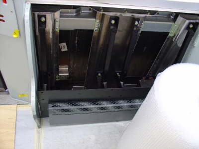 Multi-Purpose Area (MPA) seat mounting & heater panel