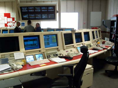 Panorama of the Wood Lane Control Centre