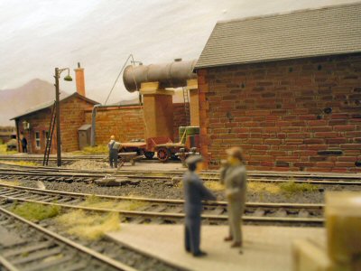 All the structures are scratchbuilt.