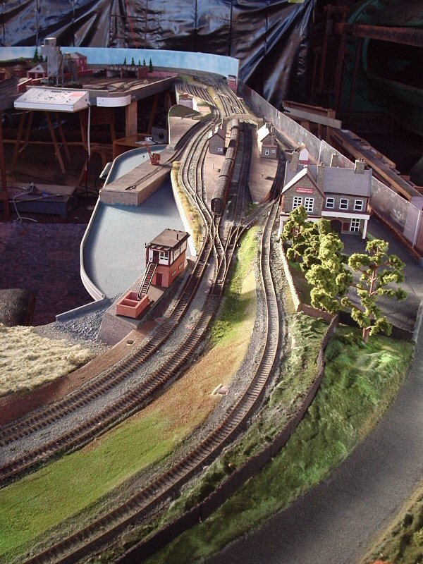 The station area is being remodelled to accommodate a new harbour scene