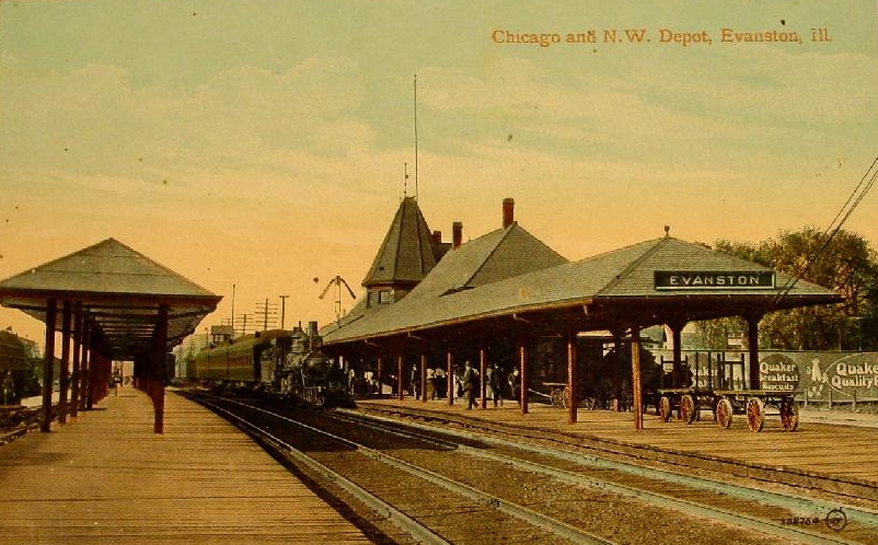 C&NW Station ca. 1906