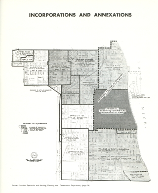Evanston Incorporations and Annexations