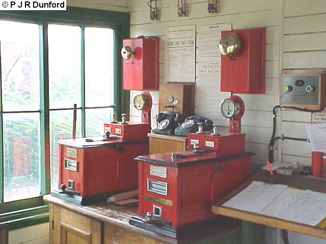 Tyler's Electric Tablet machines in Moorhouse North Signalbox