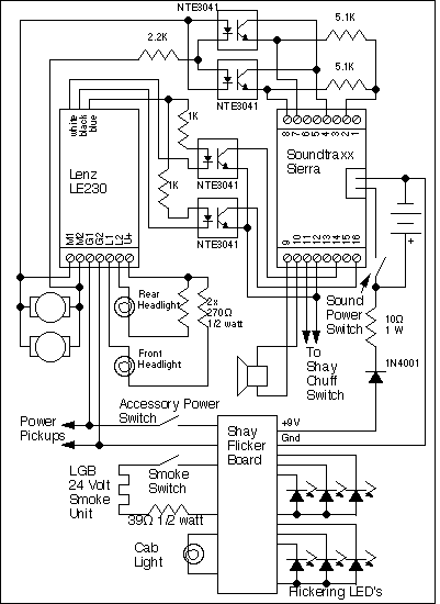 shay dcc schematic, 2nd version