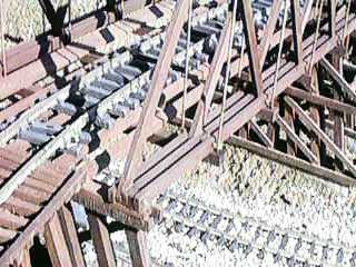 photo of truss assembly