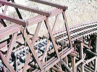 photo of truss assembly