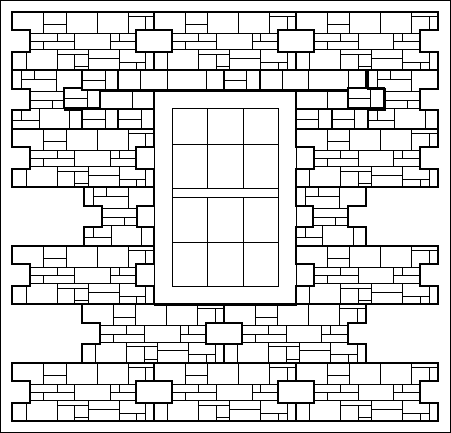 concrete wall section. wall section plan