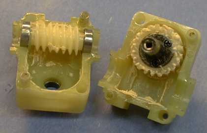 gearbox disassembled