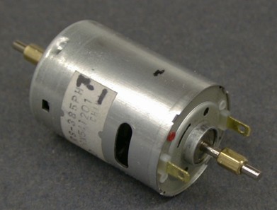 motor with brass hex fitting