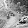 View of the then new Dundas station taken from Dundas Peak. Date unknown
