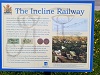 A historical plaque about the railway.
