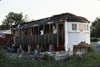 HSR #403 after the cottage it was part of was disasembled, July 1982