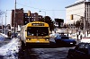 HSR 8201 on Main St. West in front of City Hall, February 7, 1986.