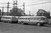 HSR #93, #495 and two other Ford Transits at the Sanford yard, circa 1956.