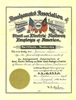 Certificate of membership in AASEREA local 107 for James Lees, dated August 1, 1919.